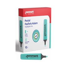 Penmark Fosforlu Kalem Pastel Nane Şekeri Hs-505 08 Çok Renkli