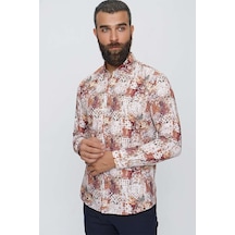 Efor G 1506 Slim Fit Vizon Spor Gömlek Vizon