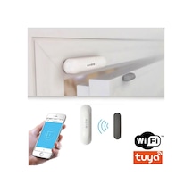 Sl-eg01 Kablosuz Kapı Ve Pencere Manyetik Sensörü Wi-fi Telefon Tuya Destekli Kapı Sensörü