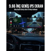 Araç İçi Ayna Carplay Dokunmatik Multimedya Ve Kamera Kayıt Ekranı - Lisinya Diğer