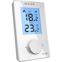 Mars S20 Beyaz Kablosuz Oda Termostadı