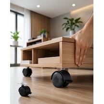 Kilitli Ayak 6 Cm 4'lü Set Çok Renkli