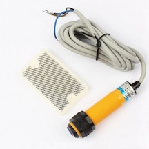 E3f-r2n2 Reflektörlü Ir Kızılötesi Mesafe Sensör Npn Nc İnfrared Optik 2 Metre Engel Cisim