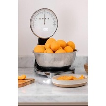 Smeg 50's Style Retro Siyah Analog Mutfak Tartısı Ksf01blww Beyaz - Pembe