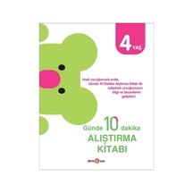 Günde 10 Dakika Alıştırma Kitabı - 4 Yaş- Beta Kids