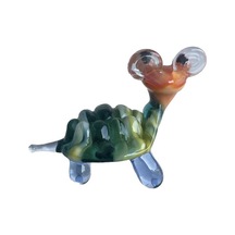 El Yapımı Murano Cam Kaplumbağa Biblo A41