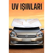 Flzdgnkr Oto Güneşlik Tüm Araç Tiplerine Uygun Isı Önleyici