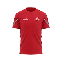 Diadora Alto 25 Milli Takım Antrenman Tişört Kırmızı