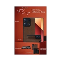 Samsung Galaxy  Uyumlu  A36 Kılıf Flip Cover - Taba