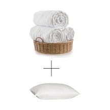 Ely Parker Yastık +Tek Kişilik Yorgan Mikrofiber (Dış)+Elyaf (İç dolgu) (160x220) ve (50x70)
