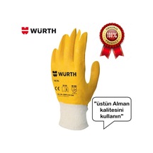 Würth Iş Güvenliği Eldiveni Kalın Nitril Sarı No:9/l 1 Çift