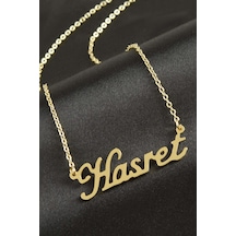 Hnrlıshp Hasret İsimli Kolye -sarı altın 07501861