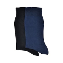 Ciorap 2'Li Erkek Düz Renk Çorap 4469-B2-Çok Renkli-40-44 Çok Renkli