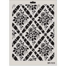 Rich Dantel Seri Dn-921 Stencil 35x25 Cm - Elwm-290479 Renkli