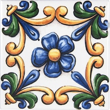 Can Seramik – 10x10 Cm. Cç-115 Kütahya Çini Karo 5'li 1 Paket