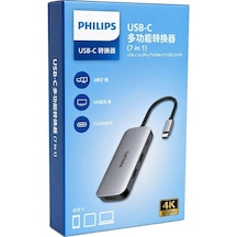 Philips Swr1602t/93 Usb-c 7'si 1 Arada 8k Dp + Dual 4k Hdmı 100w Pd Çok Fonksiyonlu Hub-217232
