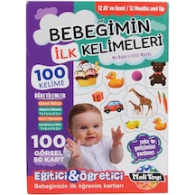 Bebeğimin İlk 100 Kelime + 12 Ay Kartları Moli Toys