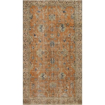 Vintage Eskitme El Dokuma Halı 134 X 235 Cm 10118