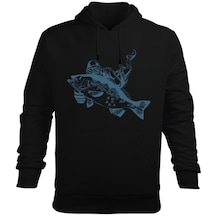 Zıpkın - Spearfishing Erkek Kapüşonlu Hoodie Sweatshirt (529069411)
