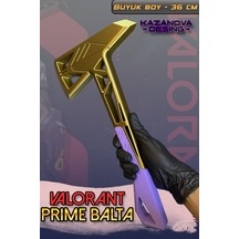 Kazanova Design Prime Axe Valorant Plastik Dekoratif Figür 36 Cm Büyük Boy Oyuncu Hediyelik