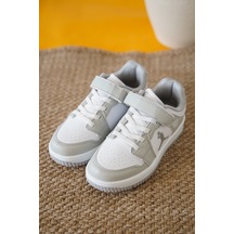 Daxtors Haykat Cırtlı Kısa Çocuk Unisex Spor Ayakkabı Gri