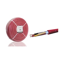 Hadron Hdx5581-250 Yangın Alarm Kablosu J-y St Y..lg Cca 2x2x0.80 Mm 250 M - Kırmızı