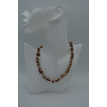 Stoneage Jasper Taşli  Kolye Siyah
