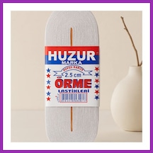 Bezos Paça Lastiği 2,5 Cm Beyaz Geniş 10 M Bty