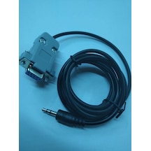 9 Pin Dişi - 3.5 Mm Stereo Rs-232 Seri Yazılım Kablosu 1.5 Metre Standart