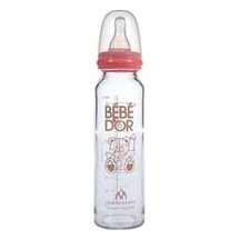 Orta Akış Isıcam Biberon 250 Ml / Pembe