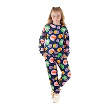 Denokids Mshb&g Renkli Lacivert Kız Çocuk Eşofman Takım Çok Renkli