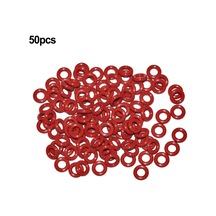 Gıda Sınıfı Silikon O-halkalar Kırmızı Bira Grubu Dayanıklı 50pcs