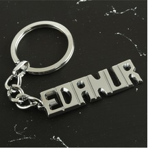 Edanur - 361 - - Shophnrl - İsimli Anahtarlık- Çok Renkli