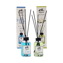 Ilgaz Jasmin Bambu Çubuklu Oda Kokusu 110 Ml & Okyanus Bambu Çubuklu Oda Kokusu 110 Ml 2'li Ortam Kokusu Seti Okyanus Esintisi
