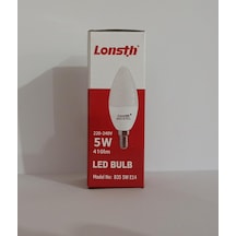 200 Adet Lonsth 5W Led Ampul Ince Duy 1Ci Kalite