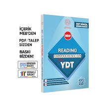 2027 YDT MEBİ İngilizce 12.Sınıf Reading Okuma-Anlama Kitabı Soru Bankası Video Çözümlü BASKI ÜCRETİ