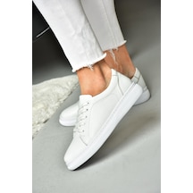 Fox Shoes P555460903 Beyaz Hakiki Deri Spor Ayakkabı Sneakers Beyaz