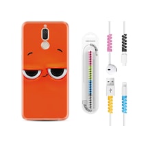 Huawei Mate 10 Lite Kilif Kablo Koruyuculu Orange 1830 544111412