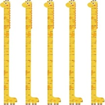 Sevimli Sarı Zürafa Temalı Boy Ölçüsü Sticker