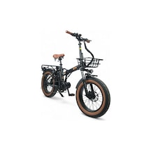 Alba Fold F Off-road Paket Siyah E-bike 750w Mid Drive Parlak Siyah