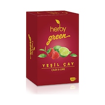 Herby Yeşil Çay Çilek & Lime 18'li 27 G - 7 Adet Tarı