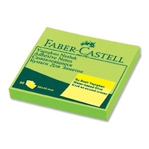 Faber-Castell Yapışkan Notluk 50X50Mm Fosforlu Yeşil
