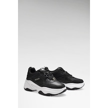 Guess Hacha Kadın Sneaker Ayakkabı Flfhacfal12 Siyah