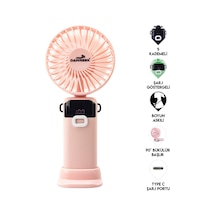 Dawreek Bt0257led Göstergeli El Fanı Pembe