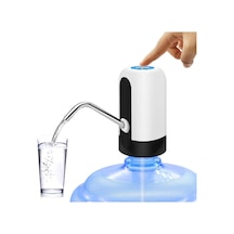 2,5 Litre Su Sebili, Dağıtıcı De Agua Para Botellon, Evrensel Su Şişesi Pompası, Şalterli Ve Usb, Kamp, Mutfak, Atölye, Garaj İçin Beyaz Acı Kahverengi