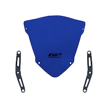 Gp Kompozit Yamaha Mt-25 2020-2026 Uyumlu Spor Ön Cam Mavi 23cm