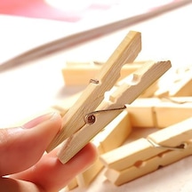 20 Adet Doğal Bambu Elbise Peg Aile Ahşap Çorap Yatak Çarşafı Rüzgar Geçirmez Pimleri Zanaat Ev Klipleri Kelepçe Ev Clothespins