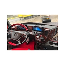 Mercedes Actros 2021 Torpido, Konsol, Trim, Göğüs Maun Kaplama Maun Renk