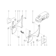 Ön Cam Krikosu Tamir Takımı Espace Iv 8201258720