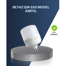 Uzun Ömürlü Şarjlı Led Ampul 30 Watt Güçlü Aydınlatma Mh-hs2631-3783